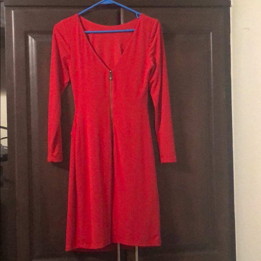 Red dress